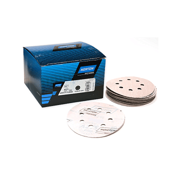 Круг Norton Pro A275, 125мм, 8 отв., Р80